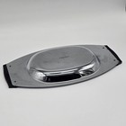 Vintage Kromex Usa Chrome Serving Tray 12  Mid Century Modern Handles Retro Dish