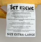 Pet Krewe Firefighter Rescue Team Costume For Cats Dogs Halloween Outfit Size Xl