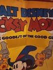 Vtg Mickey Mouse Poster 27x20 Goodest Of The Good Guys Two Gun Mickey Western 