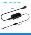 12v 5a 5 5mmx2 5mm Ac-dc Power Supply Cord Adapter Charger Psu Mains Led Strip