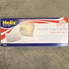 Helix Lock Box  cabinet White Steel Powdercoated 2 Keys 