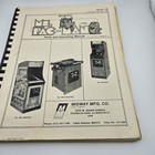 Vtg  1982 Midway s Ms  Pac-man Arcade Video Game Parts   Operating Manual