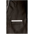 Solid Satin Flat Pre Folded Pocket Square On Card For Men