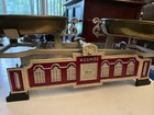 Vintage German Kosmos Cast Iron Balance Scale With 2 Brass Plated Pans trays