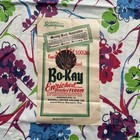 Vintage 1930s 40s Floral Cotton Feedsack Large 100lb Full Unopened W  Label
