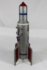 Usa Rocket Space Ship Metal Mechanical Bank With Astronaut