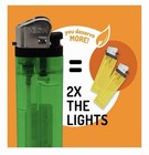 Neon Disposable Cigarette Lighters 50 Ct