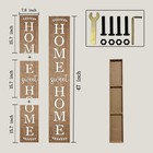 Home Sweet Home Wooden Porch Sign Vertical Hanging Decorations Welcome Sign F   
