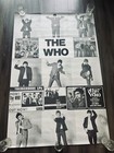 Super Rare The Who  Vintage Original Huge Subway Music Poster