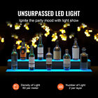 40  2-step Led Lighted Liquor Bottle Display Bar Shelf Rf  amp App Control