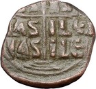 Jesus Christ Class B Anonymous Ancient 1028ad Byzantine Follis Coin Cross I48288