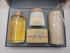 Vintage Avon Nursery Decor 1950 s Lullabye Lullaby Baby Set Oil Talc Powder Soap