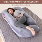 G Shape Pregnancy Pillow Full Body Maternity Support Pillow For Belly Back Legs