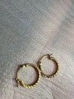 14k  s  Solid Yellow Gold Earrings 1 19 Gr