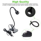 Usb Flexible Reading Led Light Clip-on Beside Bed Desk Table Lights Book Lights