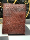 Gift Handmade Leather Journal Seven Stone Unlined Notebook Diary Black Diary