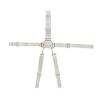 5 Point Harness Straps Baby Seat Belt For Stroller High Chair Pram Buggy White W