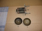 Antique Western Electric Crank Wall Telephone Ringer Assembly With Brass Bells