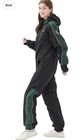 Mous One Women Waterproof Insulated Ski Jumpsuit Snowsuit Xl black green