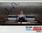 Matt Damon Signed Autographed Ford V Ferrari 8x10 Photo Acoa C