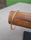 Women s Size 7 22kt Yellow Gold Bangle Bracelet 6 9 Grams