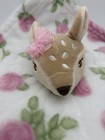 Hb Hudson Lovey Baby Fawn Deer Security Blanket Pink Roses Soft Plush