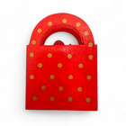 Vintage German Santa Wood Ornament Erzgebirge Folk Art Hand Painted Figurine Gdr