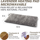 Relaxcoo Heating Pad Microwavable With Washable Cover 6   12  Microwave Moist He