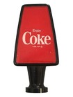 Vintage    enjoy Coca Cola    Soda Fountain Tap  Handle Knob Tomb Stone Double Sided