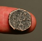 Ks12-52  Kushano-sasanian  Ardashir I  C  230-245ad    Goddess Anahita Enthroned