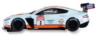 Scx 1 32 Scale Analog U10428 - Scx Aston Vantage Gulf Gt3 With Lights- New