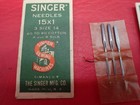 4 Packs Of Vintage Singer Sewing Machine Needles 3 Size 14   3 Size 11