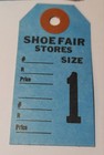 Lot Of 50 Vintage General Store Shoe Fair Stores Price Tags Nos Size 1 Original