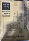 Beberoad Pets T1 Double Deck Pet Stroller Lightweight Black Twins S Xs Dog