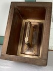 Vintage Wood Foundry Form  Mold Box   Flask   Wall  Shelf Display  Repurpose 