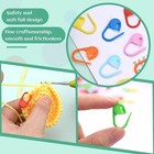 50pcs Color Stitch Markers Locking Clips For Knitting Crochet Diy Crafts
