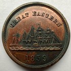 1859 Great Eastern Merchant Token Medal By Joseph Merriam