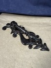 19th Century Solid Cast Iron Door Knocker - Black - 9 5 8 Inches Tall