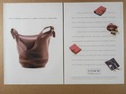 1995 Coach Bags Vintage Print Ad