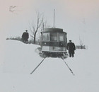 Vintage 5  X 7  Photo Pittsburgh Oil City Pa Trolley Cars Railroad Car Railway