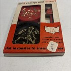 Vintage Set Of 4 Coasters   Stirrers Plastic Hawaii In Original Box Hong Kong