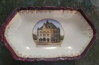 Early 1900s Government Building  Fort Worth Texas Trinket Dish Made In Germany