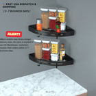 2 Pack Corner Shower Caddy Wall Mounted Adhesive Bath Shelf Storage Organizer Us