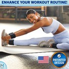 Ankle   Wrist Weights For Men   Women - Set Of 2  1 Lb   0 5 Kg Each  Black -   