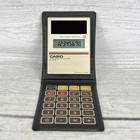 Vintage Casio Sl-85 Solar Calculator Made In Japan W  Case   Tested