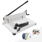 Professional Paper Trimmer Office Manual Guillotine A4 Papers Cutter Heavy Duty
