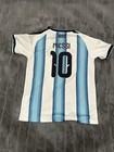 Kids Argentina Messi 2026 World Cup Home Soccer Jersey -size Xl 10-11 Years   26