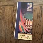 Vintage Brochure Century Of Progress Travel By Train B o Rr 1933 Chicago Book