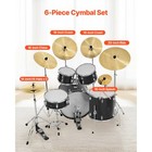 Cymbal Pack 6 Pieces Cymbal Set 10 14 16 18 20 Inches Cymbals For Drum