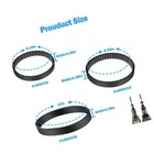 3 Pack Vacuum Belts Replacement For Bissell Proheat 2x Revolution Pet Carpet    